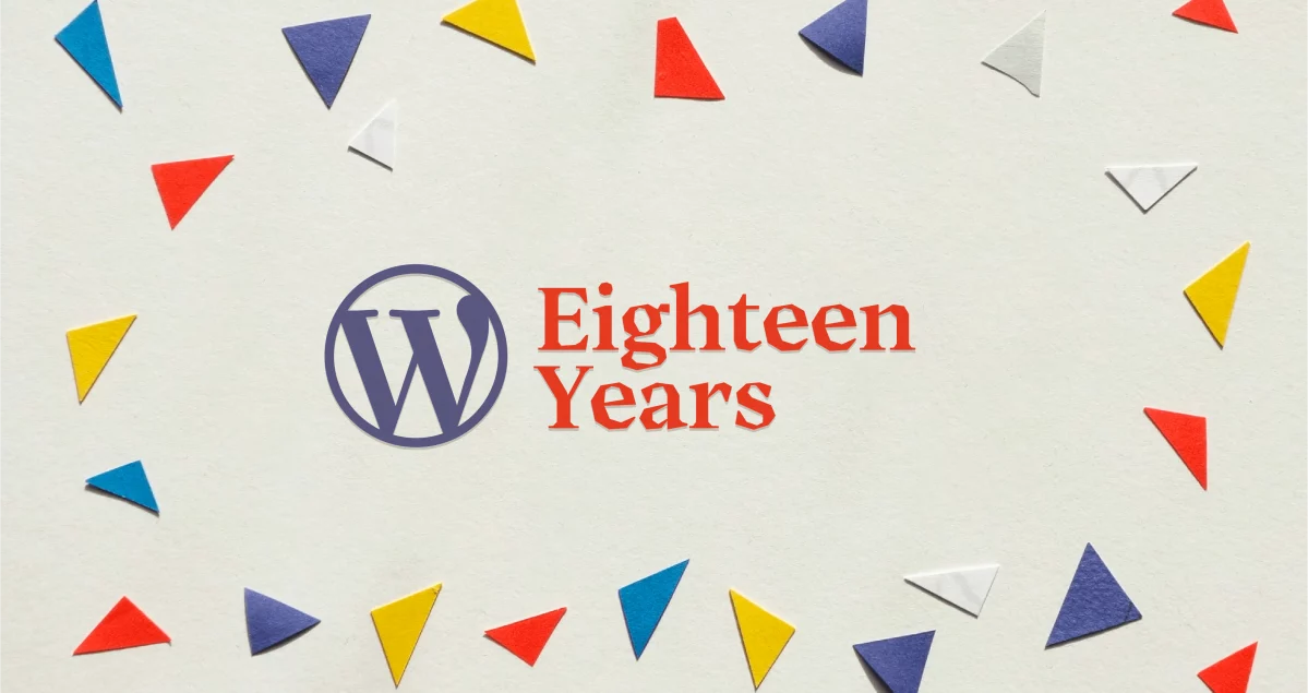 WordPress 18 year